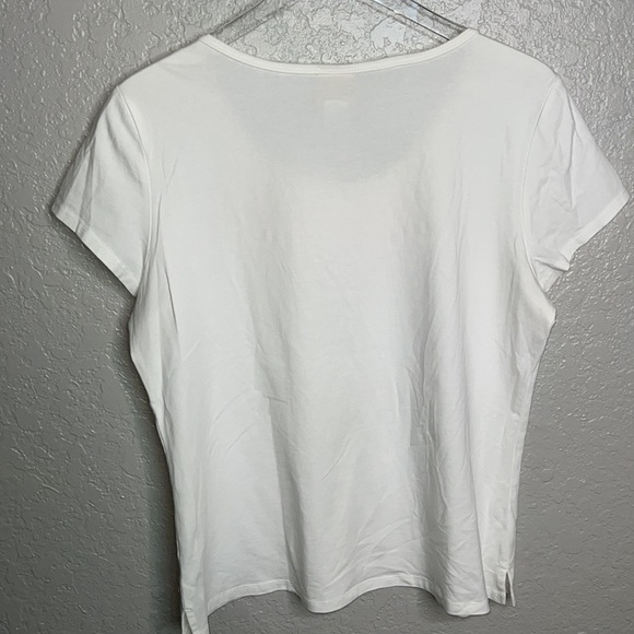 Ruby Rd White Top With Tassels and Beads Design - Picture 5 of 6